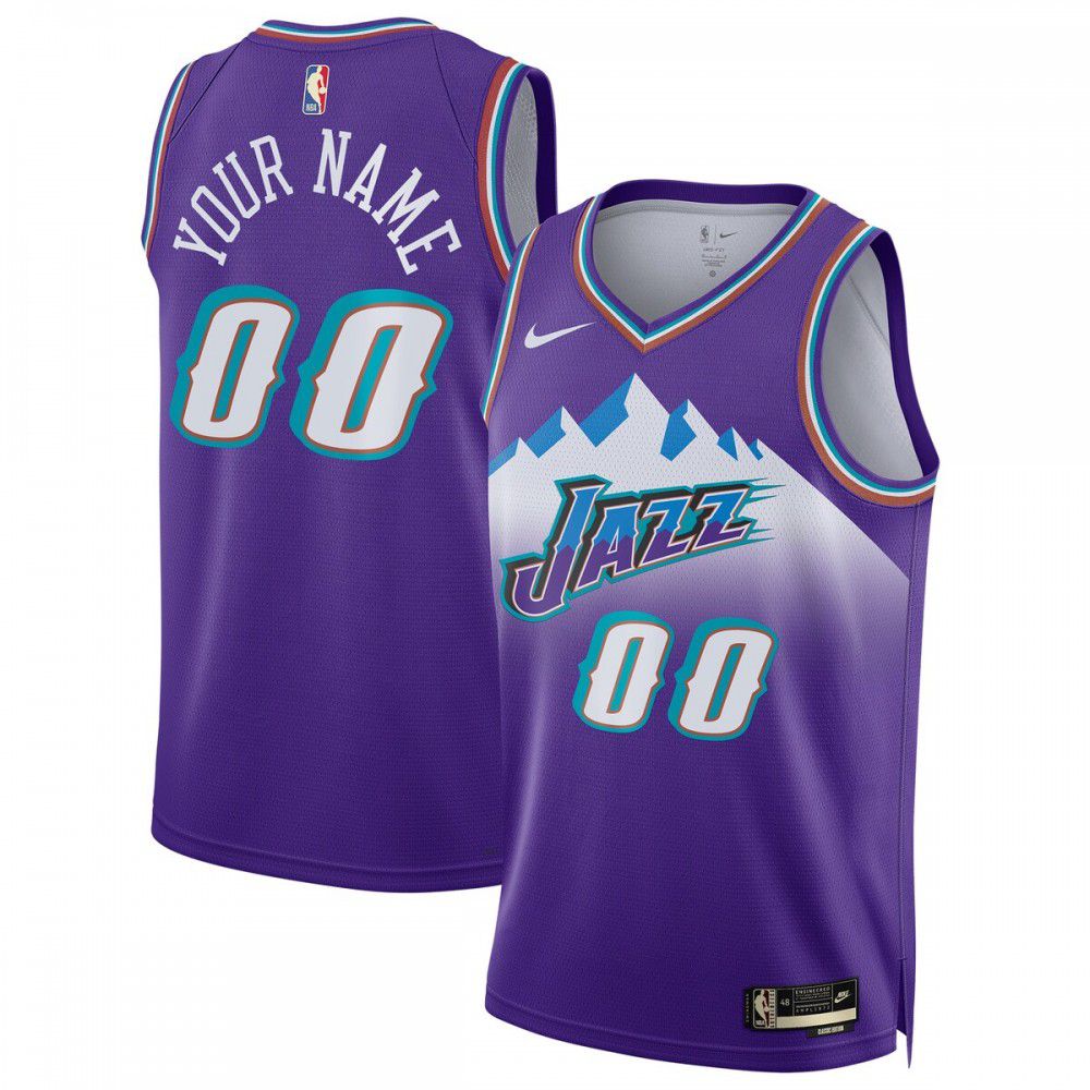 Utah Jazz Unisex 2022/23 Custom Swingman Jersey - Classic Edition - Purple-Pro Kit Vault | Brand New 26/27 Sports Jerseys